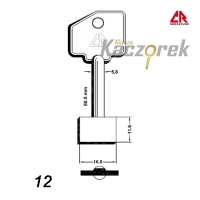 Pompkowy 005 - CR Serrature 12 - klucz surowy